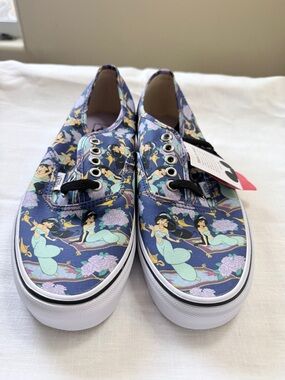 Vans + Disney Princess Jasmine Slip-On Canvas Sneakers